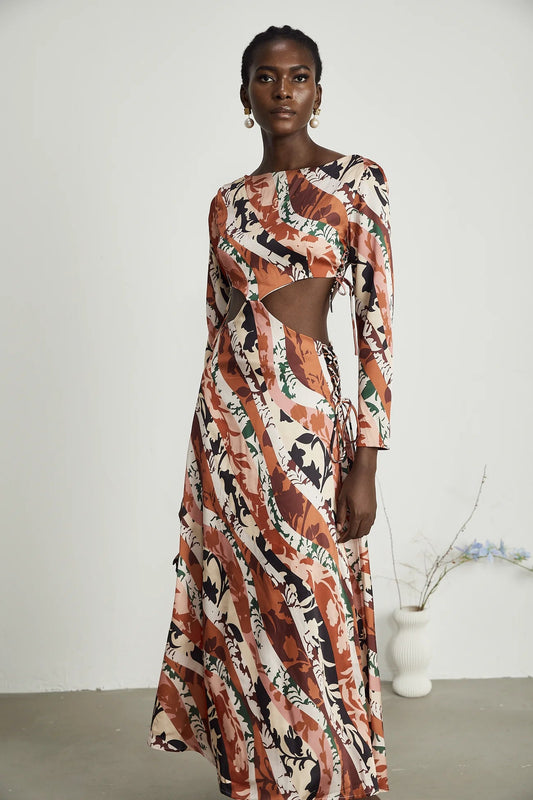 Noelle Ethnic Printed Dress