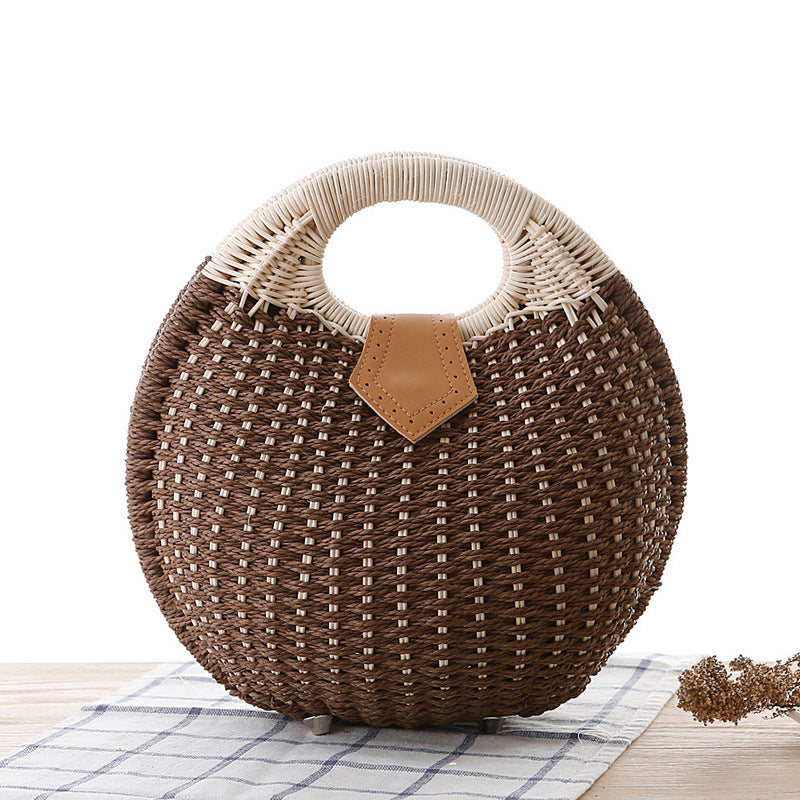 Veronica Rattan Handbag