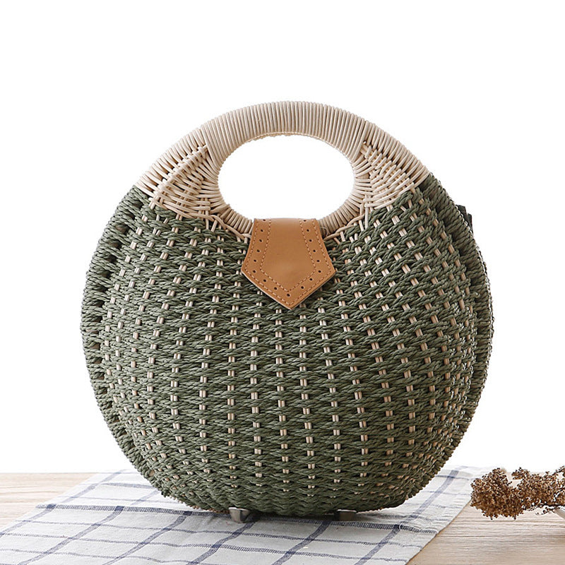 Veronica Rattan Handbag