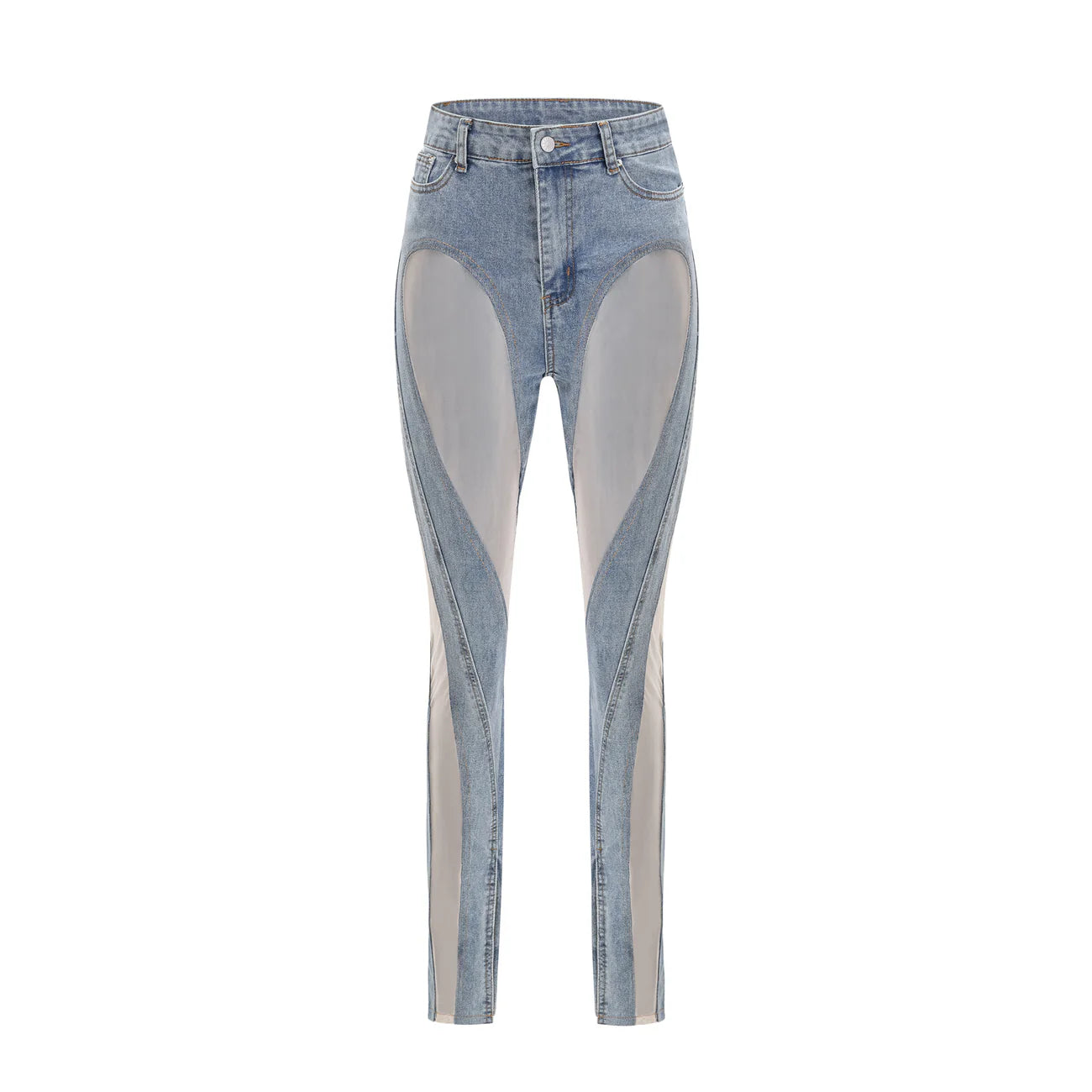 Daisy Sheer-Panelled Jeans