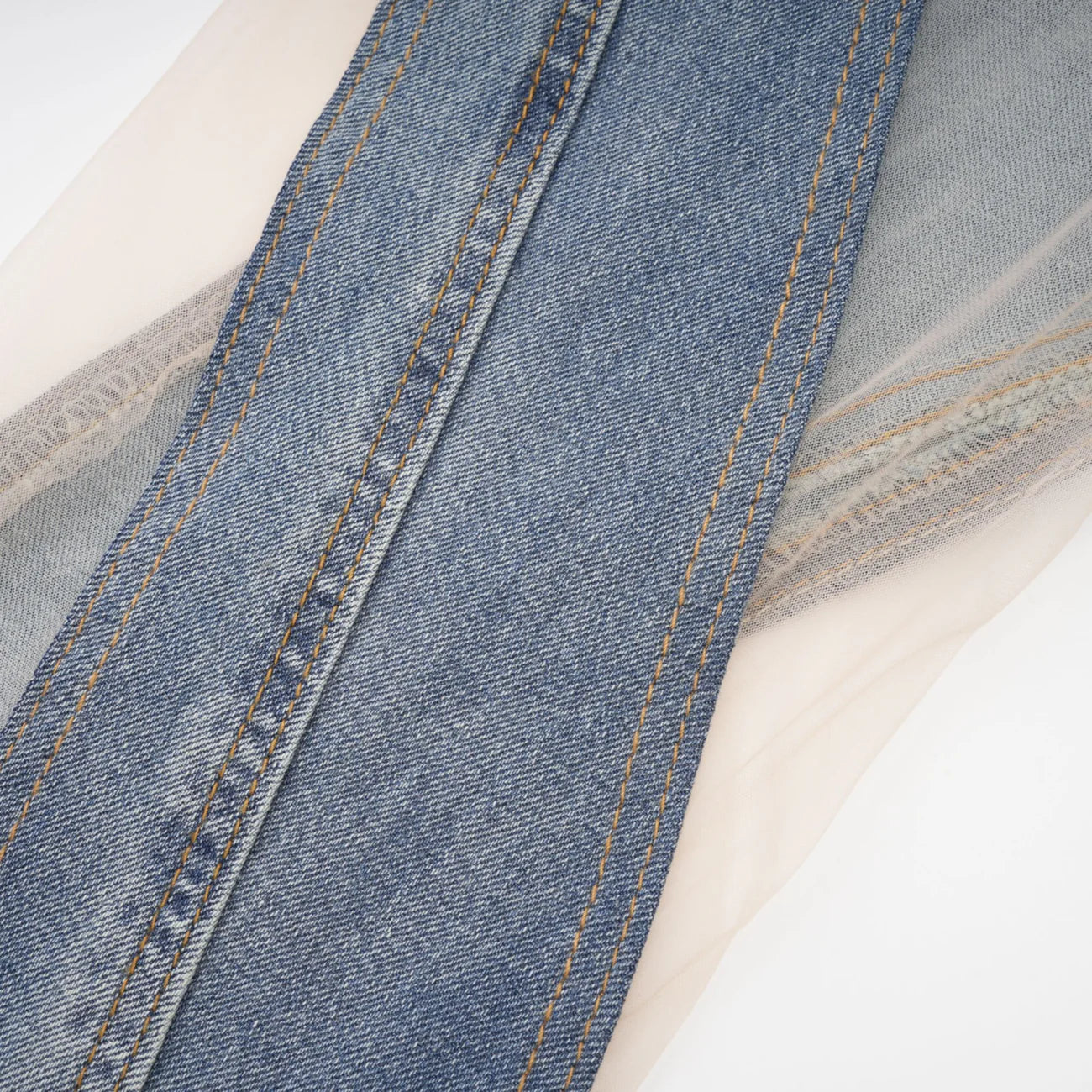 Daisy Sheer-Panelled Jeans