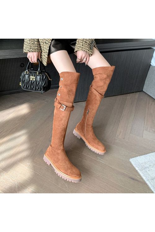 Barbara Suede Boots