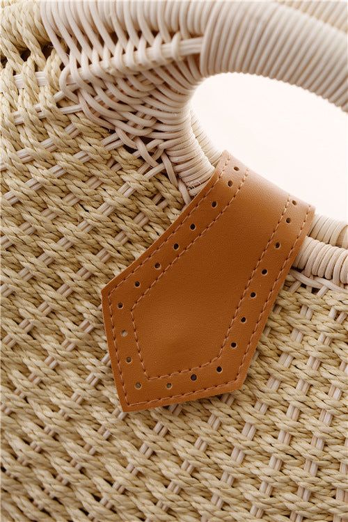 Veronica Rattan Handbag