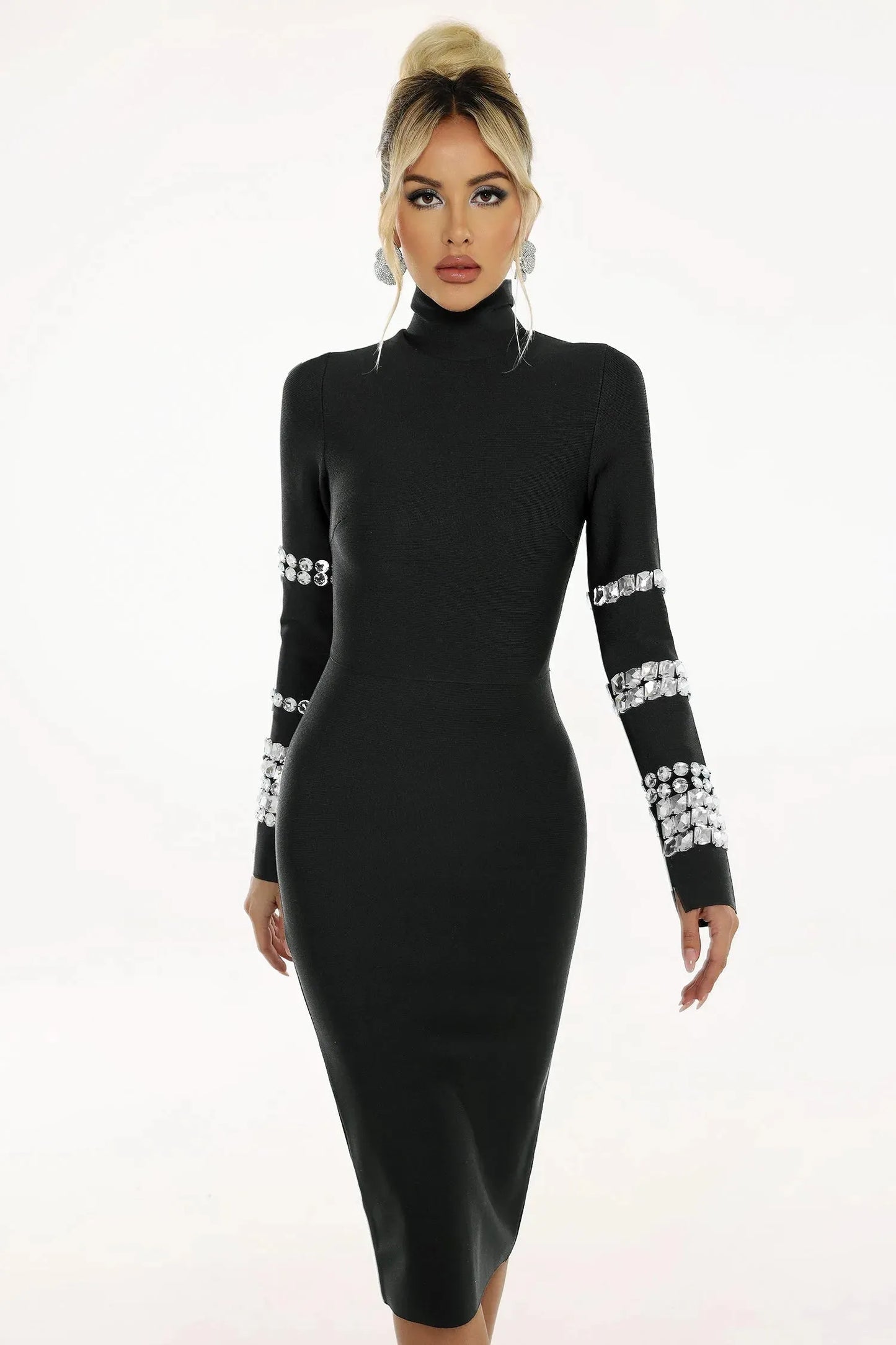 Giselle Turtleneck Bandage Dress